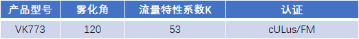 FM認(rèn)證viking 威景噴頭VK773