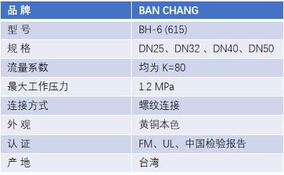 FM認(rèn)證viking 威景BH-6 (615)型末端測試閥DN25