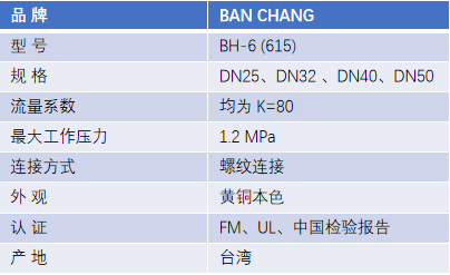 FM認(rèn)證viking 威景BH-6 (615)型末端測試閥DN32