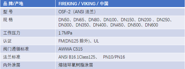 FM認(rèn)證viking 威景彈性閥板明桿閘閥DN350